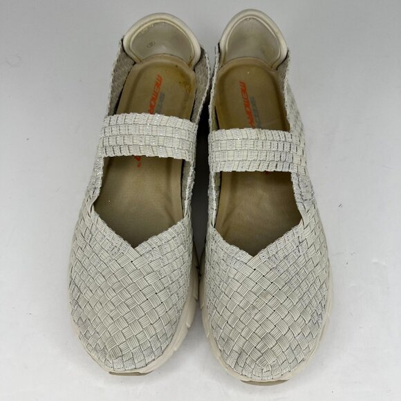 Skechers Womens Gray Bernie Mev Comfi Lightweight Foam Size 9 Slip On Sandals - Picture 4 of 9